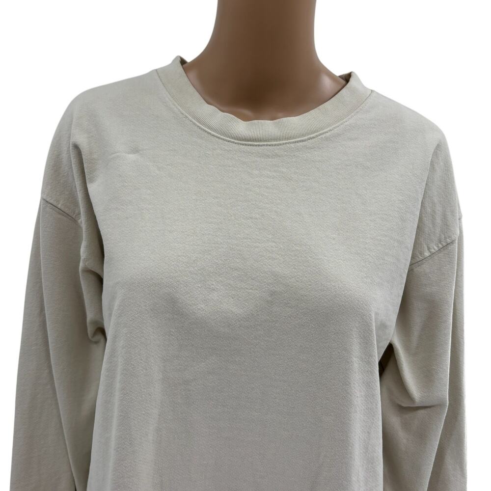 Talentless Bone Oversized Heavyweight Crewneck Sw… - image 6